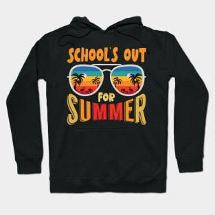 Vintage Style Sunset Summer Dress School's Out For Summer Hoodie